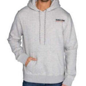 Kirkland Signature Logo Hoodie GRAY Mens Medium | Ladies Large UNISEX NEW